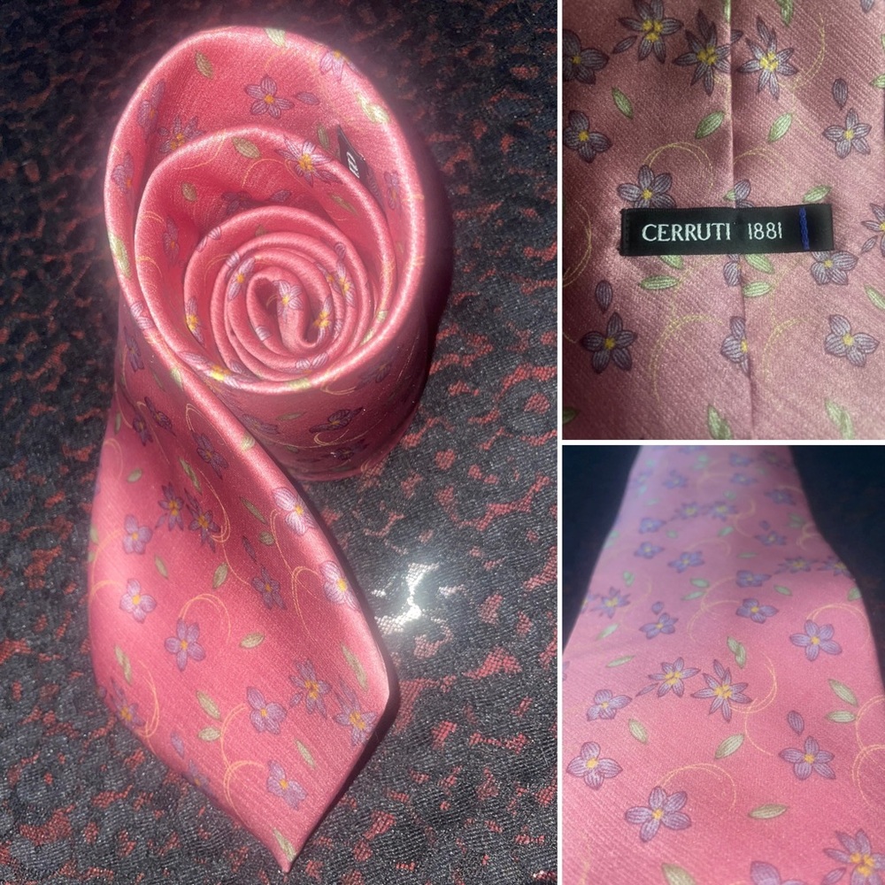 {Cerrutti 1881} Silk Neck Tie